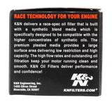 K&N Honda/Husqvarna 1.625in OD x .438in ID x 1.406in H Oil Filter - KN-116