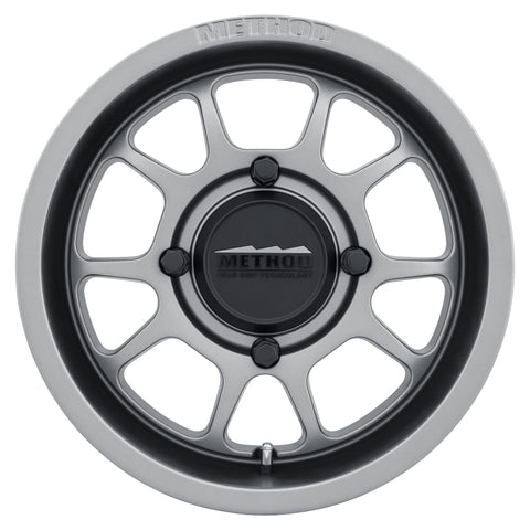Method MR409 Bead Grip 15x7 / 4+3/13mm Offset / 4x156 / 132mm CB Steel Grey Wheel - MR40957046443