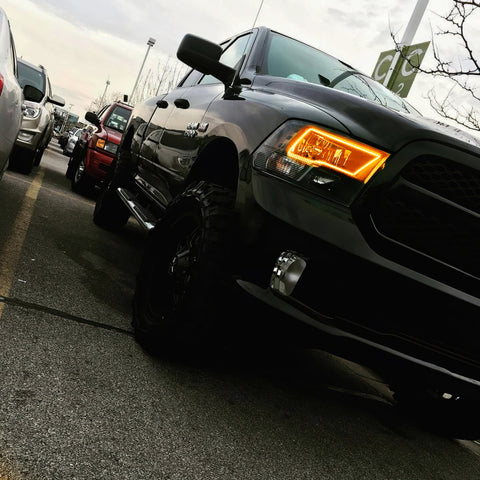 Oracle Dodge Ram Sport 09-18 LED Headlight Halo Kit - ColorSHIFT w/ Simple Controller - 2250-504