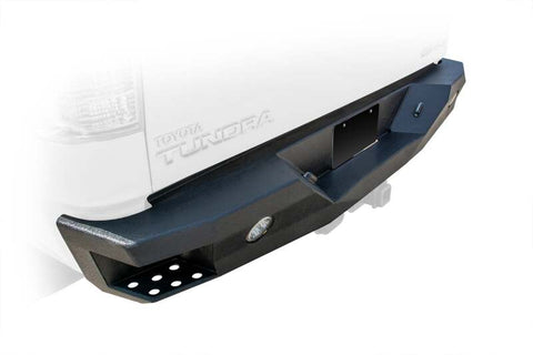 DV8 Offroad 07-13 Toyota Tundra Rear Bumper Winch Ready - Black Powdercoat - RBTT2-02