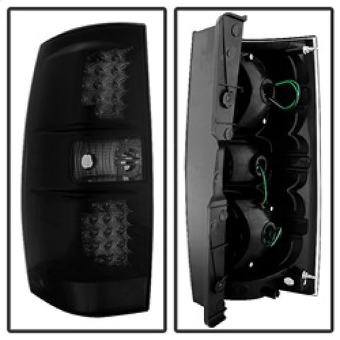xTune Mc Yukon/Yukon Denali 07-14 LED Tail Lights Black Smoked ALT-JH-CSUB07-LED-G2-BSM - 9033926