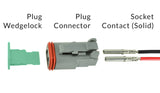 Oracle Switched LED Light Bar Wiring Harness (2 Pin Deutsch) - 2088-504