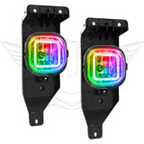Oracle Ford F-250/350 05-07 LED Fog Halo Kit - ColorSHIFT - 1241-333