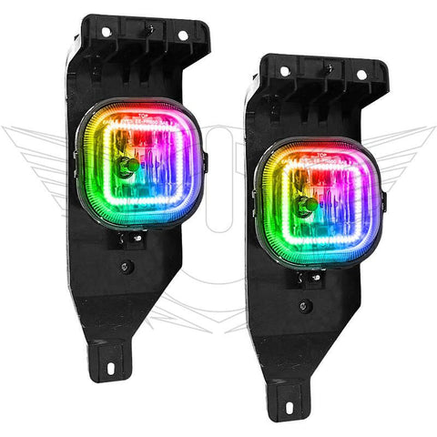 Oracle Ford F-250/350 05-07 LED Fog Halo Kit - ColorSHIFT - 1241-333