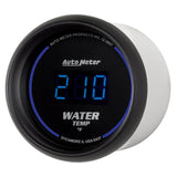 Autometer Cobalt Digital 52.4mm Black 0-300 deg F Water Temperature Gauge - 6937