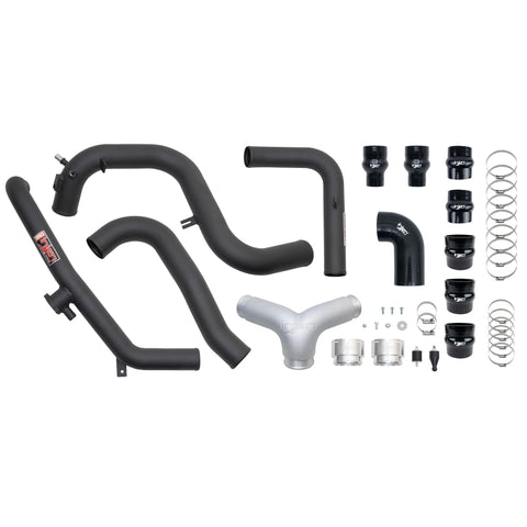 Injen 21-23 Ford Bronco 2.7L V6 (TT) EcoBoost SES Intercooler Pipes - Wrinkle Black - SES9301ICPWB