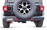 Gibson 18-22 Jeep Wrangler JL Rubicon 3.6L 2.5in Cat-Back Single Exhaust - Black Elite (Ceramic) - 617308-B