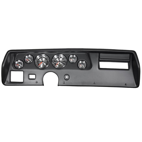 Autometer American Muscle Gauge Kit 6 Pc Chevelle SS/Monte 70-72 Tach/Mph/Fuel/Oilp/Wtmp/Volt - 7025