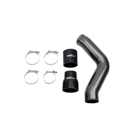 Wehrli 13-18 Cummins 6.7L Driver Side 3.5 in. Intercooler Pipe - Gloss White - WCF100434-GW