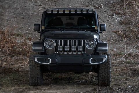 Diode Dynamics Jeep JL SS5 Pro CrossLink Windshield - Yellow Combo Lightbar Kit - DD7263