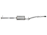 aFe MACH Force-Xp Hi-Tuck 3in. 409 SS C/B Exhaust 15-18 GM Colorado/Canyon L4-2.5L/V6-3.6L - Blk Tip - 49-44099-B