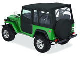 Bestop 64-84 Land Cruiser Supertop Classic (Black Denim Clear Windows) - 51464-15