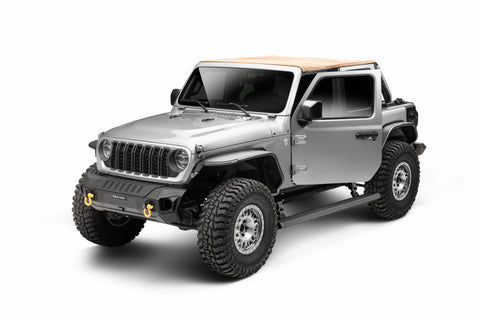 RealTruck 18-24 Jeep Wrangler 4dr VoltStep Electric Running Board Kit - Bedliner Coating - 20450674T