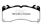 EBC 2015+ Ford Mustang (6th Gen) 2.3L Turbo (GT Package) Ultimax2 Front Brake Pads - UD1792