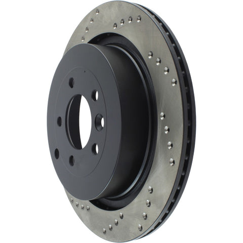 StopTech 05-09 Land Rover LR3 / 06-13 Land Rover Range Rover Sport Drilled Right Rear Cryo Rotor - 128.22010CR