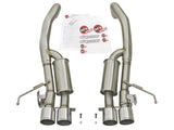 aFe MACHForce XP 3in-2 1/2in Axle Back 304SS Exhaust w/ Polished Tips 15-17 Chevy Corvette Z06 - 49-34082-P