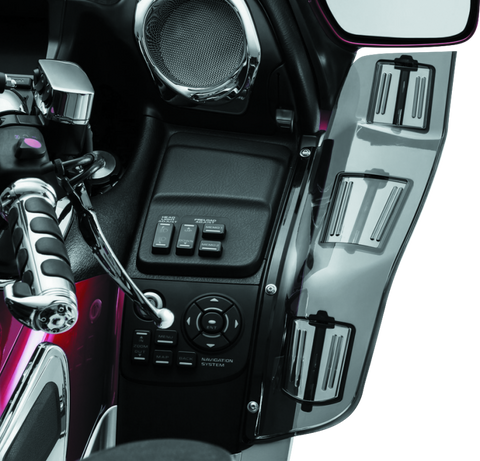 Kuryakyn Dragon Wings 01-17 Honda GL1800 Models Smoke - 8939