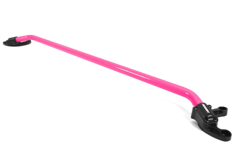 PERRIN 2022 Subaru WRX Strut Brace w/ Billet Feet - Hyper Pink - PSP-SUS-061HP