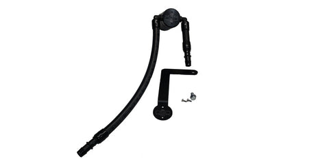 J&L 03-04 Mercury Marauder Passenger Side Oil Separator 3.0 - Black Anodized - 3046P-B
