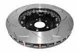 DBA 07-11 Audi S6 Front 5000 Series Slotted Rotor w/Black Hat - DBA52778BLKS