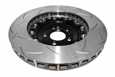 DBA 07-11 Audi S6 Front 5000 Series Slotted Rotor w/Black Hat - DBA52778BLKS