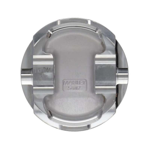 Manley 03-06 EVO VIII/IX 86.0mm Bore +1.0mm Over Size 10.0/10.5 CR Dish Piston Set with Rings - 619210C-4
