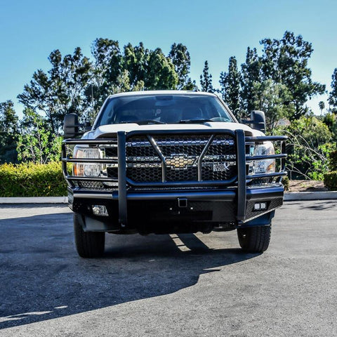 Westin 11-14 Chevrolet Silverado 2500/3500 HDX Bandit Front Bumper - Blk - 58-31145