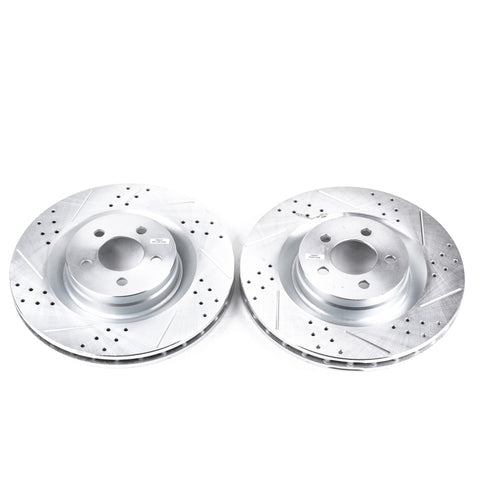 Power Stop 05-10 Chrysler 300 Front Evolution Drilled & Slotted Rotors - Pair - AR8773XPR