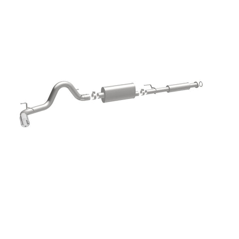 MagnaFlow Cat-Back 2016 Toyota Tacoma TRD 3.5L V6 SS 3in Single Pass Side Exit Rear 4in Tip - 19293