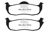 EBC 05-06 Infiniti QX56 5.6 (Bosch) Extra Duty Rear Brake Pads - ED91707