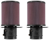 K&N 2014-2015 Audi R8 V10-5.2L F/I Drop In Air Filter (2 Per Box) - E-0658