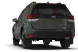 Rally Armor 22-24 Subaru Forester & Wilderness Black UR Mud Flap w/Red Logo - MF82-UR-BLK/RD