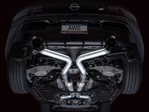 AWE Tuning 2023 Nissan Z RZ34 RWD Track Edition Cat-Back Exhaust System w/ Diamond Black Tips - 3020-33400