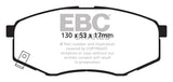 EBC 10-15 Hyundai Tucson 2.0 FWD Greenstuff Front Brake Pads - DP21866