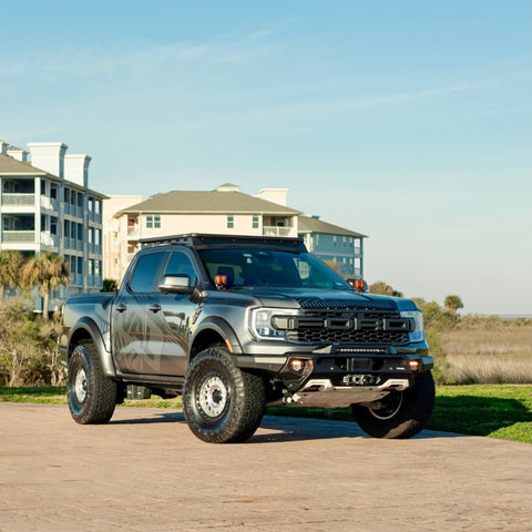 RIVAL 24-26 Ford Ranger Raptor Front Aluminum Bumper w/Winch Mount and Recovery Points - 2D.1813.1.US