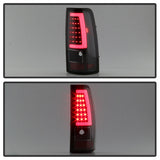 xTune Chevy Silverado 1500/2500/3500 99-02 / Version 3 Tail Lights Black ALT-ON-CS99V3-LBLED-BK - 9038761
