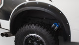Bushwacker 10-14 Ford F-150 SVT Raptor Pocket Style Flares 4pc - Black - 20938-02