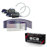 Oracle 18-21 Ford Mustang DRL Upgrade w/ Halo Kit - ColorSHIFT w/ BC1 Controller - 1348-335