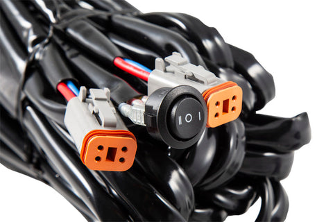 Diode Dynamics Heavy Duty Dual Output 3-way 4-pin Wiring Harness - DD4093