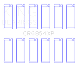 King BMW S50B30 (Size .026) Connecting Rod Bearings (Set of 6) - CR6854XP.026