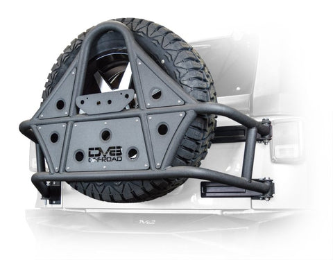 DV8 Offroad 07-18 Jeep Wrangler Body Mounted Tire Carrier - TCSTTB-01