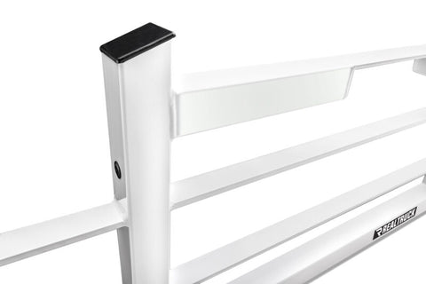 BackRack 09-23 Dodge RAM 1500 w/o RamBx 8ft Bed Original Rack Shortened Frame ONLY (Req. HW) - White - 15020W