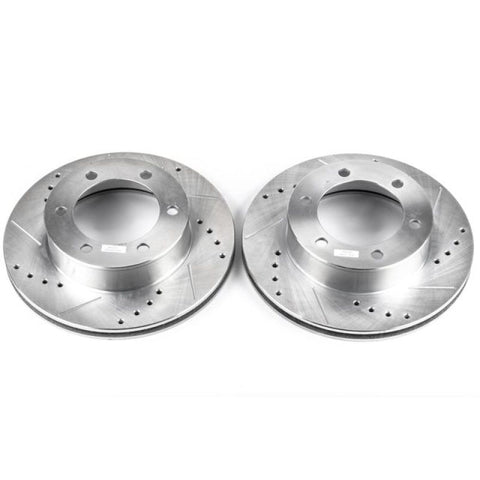 Power Stop 96-02 Toyota 4Runner Front Evolution Drilled & Slotted Rotors - Pair - JBR791XPR