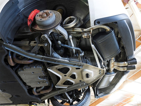 aFe MACHForce-Xp 2in 304 SS Cat-Back Exhaust w/Carbon Fiber Tips 13-16 Porsche Boxster 2.7L/3.4L - 49-36415-C