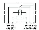 Hella Mini ISO Relay 12V SPDT w/ Mounting Bracket (Minimum Order Qty 150) - 007794307