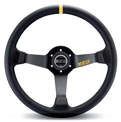 Sparco Steering Wheel 345 Suede Black - 015R345MSN