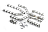 Dinan 24-26 BMW X5 M LCI/X6 M LCI (F95/F96) High Flow X-Pipe Exhaust - 3.25in - Stainless Steel - D660-0103