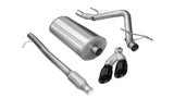 Corsa 2010-2013 Chevrolet Silverado Crew Cab/Short Bed 1500 4.8L V8 Black Sport Cat-Back Exhaust - 14925BLK