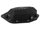 aFe POWER 21-22 Ram1500 TRX Hemi V8 6.2L PRO Series Rear Diff Cover Black w/Machined Fins & Gear Oil - 46-71281B