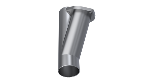 QTP 2.5in Weld-On QTEC Exhaust Cutout Y-Pipe - 10250